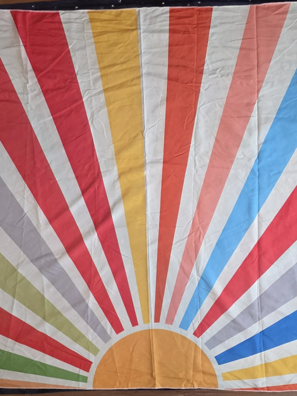 Sunburst Rainbow Tapestry